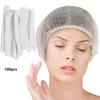 100pcs 21 Inches Disposable Bouffant Caps for Food Service, Labs, Hospital