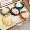 Exaggerated Irregular Wide Bracelet Curved Retro Hand Ring Simple Acrylic Open Bangle Girls