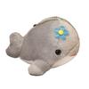 10cm Whale Plush Pendant PP Cotton Filling Cute Cartoon Animal Doll Plush Toy Ornament Colorful Stuffed Sea Animal Plush Doll Keychain Kids Girl Gift