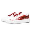 Li Ning Sycee Низкие Скейтбордические Кроссовки Мужские Красные Белые AGCT339-6(Команда776-)