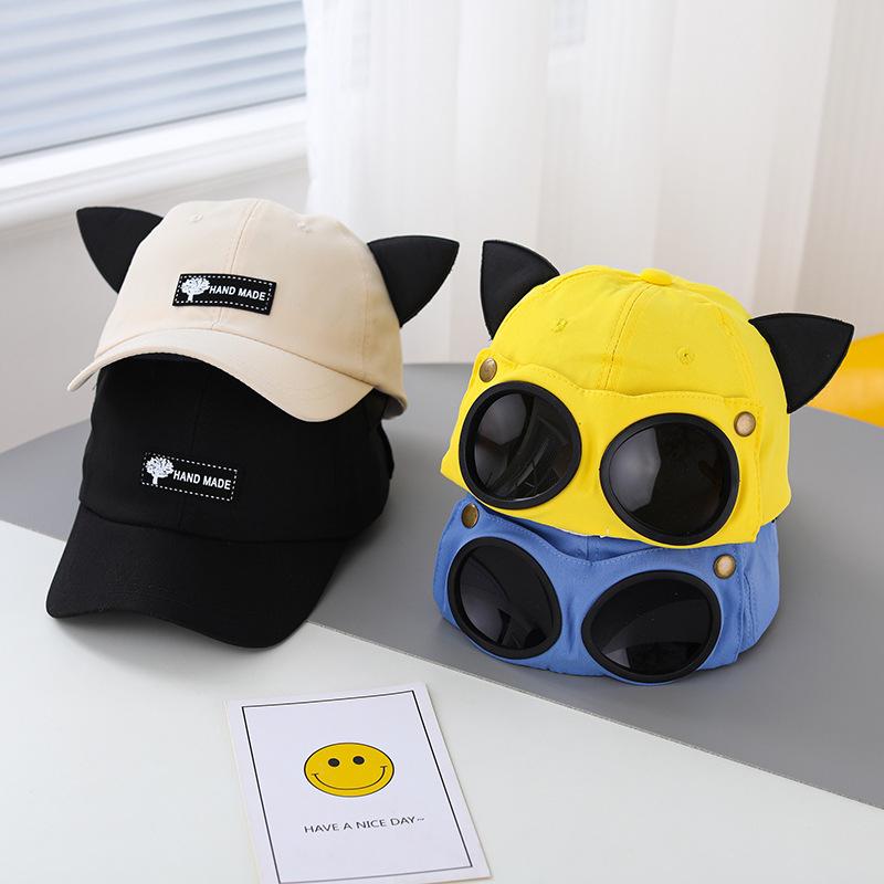Pilot Sunglasses Hat Concert Rave NightClub Bachelorette Party Novelty Wearing Glasses In Reverse Versatile Baseball Hat
