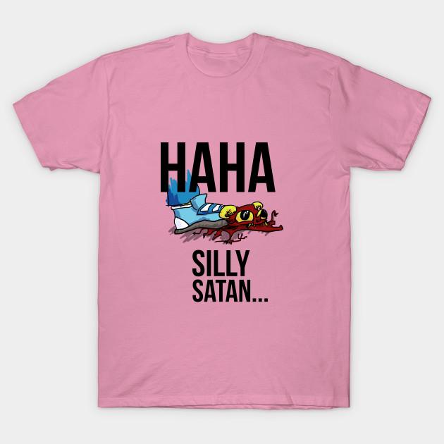Футболка женская Haha Silly Satan Harajuku Print Kawaii футболка летняя с коротким рукавом женская футболка топ футболка