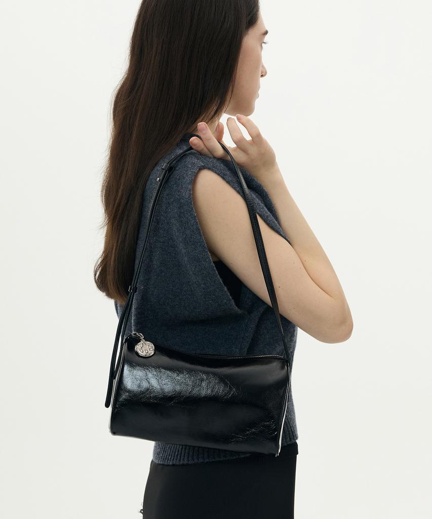 Anodds Pidi Medium Leather Boston Shoulder Bag 4 Colors