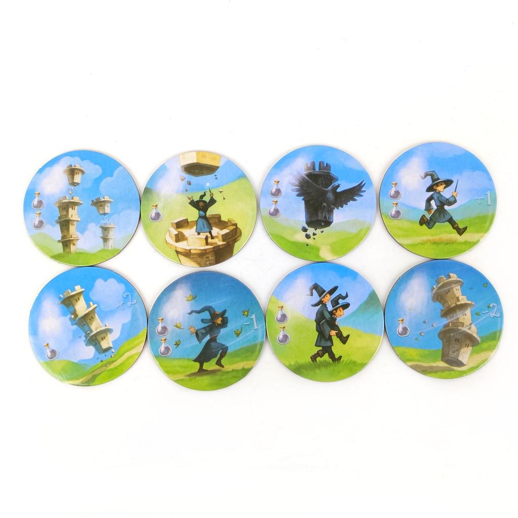 Настольная стратегическая игра «Блуждающие башни» Ловушки для волшебников Перемещение Магические заклинания Семейные игры для 1-6 игроков