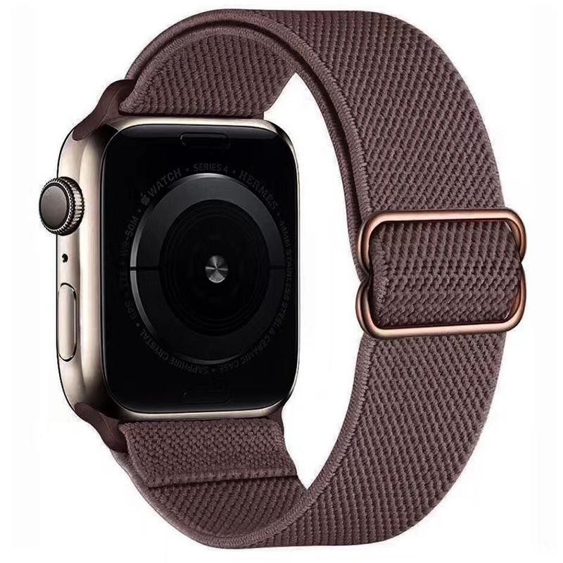 Stretchy Solo Loop Bands for Apple Watch Band 38/40/41/42/44/45/49mm Nylon Bracelet for iWatch Series 9 8 7 6 5 4 Se Ultra 2