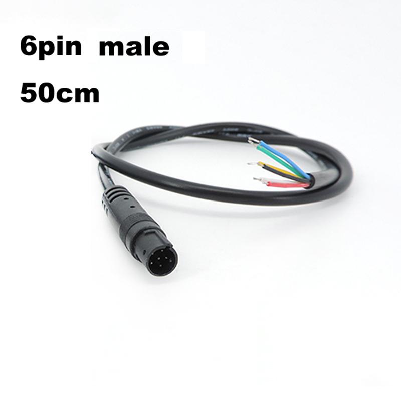 DIY 4Pin 5Pin 6Pin Jack Car DVR Camera Extension Cable HD Monitor Vehicle Rear View/Back Up Camera Wire Male Female Plug Cord