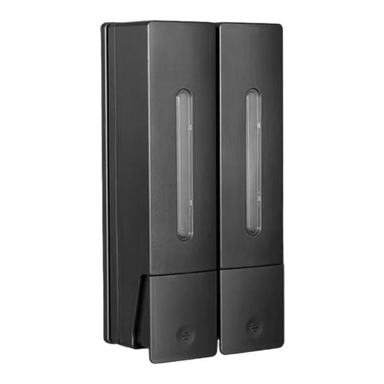 3 Chamber Wall Mounted Soap Dispenser 400ML X 3 No Drill Shampoo