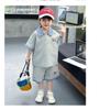 Boys' polo shirt set summer children's Korean version short sleeved two-piece set new trendy baby summer clothes