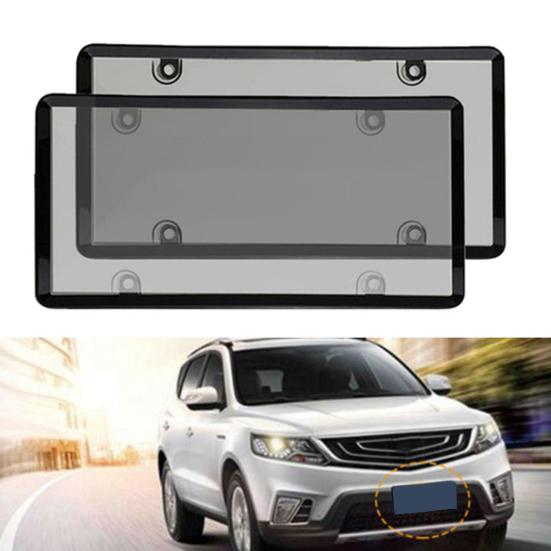 Прозрачные держатели номерных знаков с винтами, устойчивые к УФ-излучению, универсальная посадка