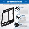 R4-3B0858069 Interior Dash Center Console Trim Bezel Panel Radio Face Frame For PASSAT B5 2001 2002 2003 2004 2005