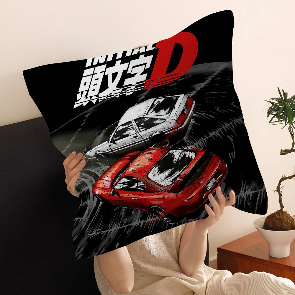 Подушка с изображением Initial D Чехол на подушку для дивана Декор для комнаты Подарок для детей
