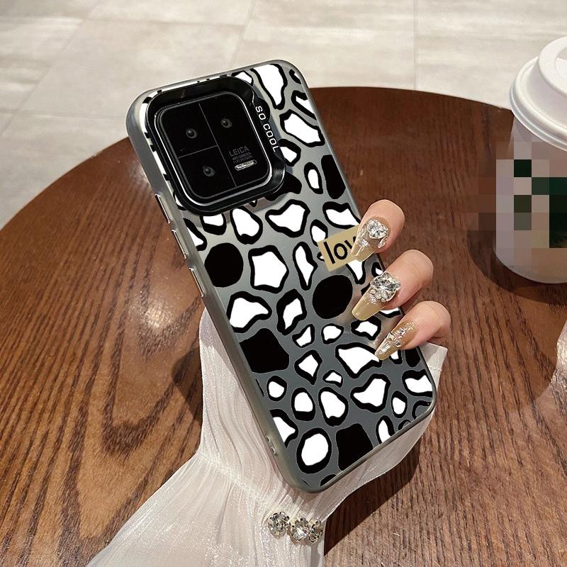 Милый чехол с леопардовым принтом для iPhone 16 Pro Samsung A55 A35 M35 S24 FE Xiaomi Redmi Note 13Pro 14C Huawei Honor 200, противоударный чехол-бампер для телефона с защитой от царапин