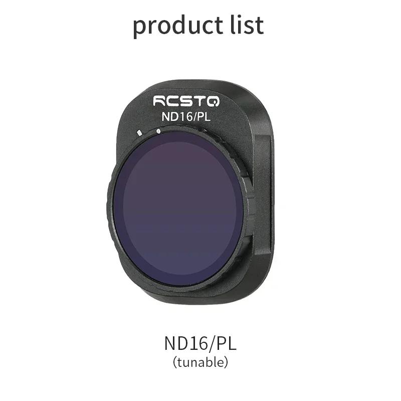 RCSTQ For DJI Mini 4 Pro ND Filter Drone Camera Lens Filter Set UV CPL ND8 ND16 ND32 ND64 ND/PL For DJI Mini 4 Pro Accessories
