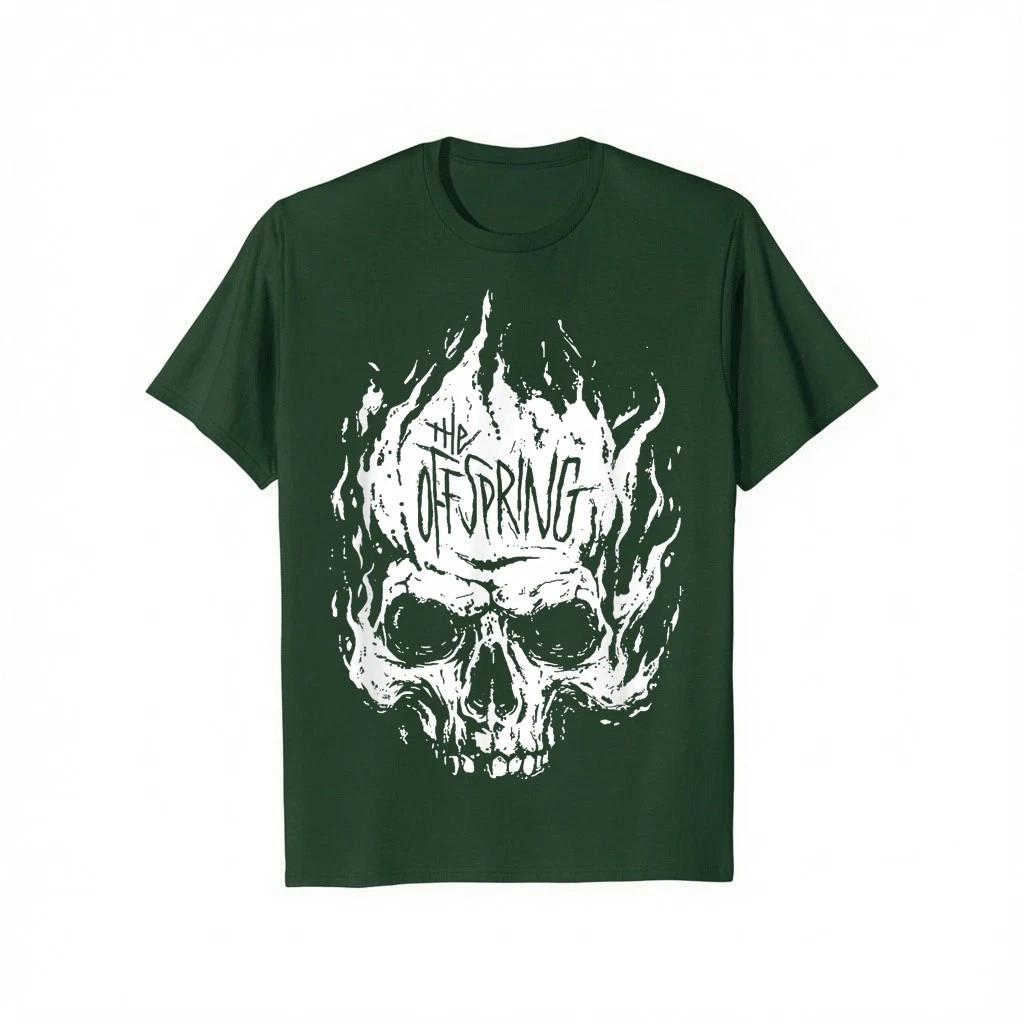 The Offspring Official White Skull Logo T-Shirt