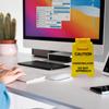 Caution Overstimulated Desk Sign 3D Printed Funny Warning Sign Mini Office Decor Humor Gag Gift For Coworker Employee Boss