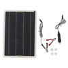 20W 12V Solar Panel Portable Solar Battery Charger Maintainer Dual USB Port for RV Car