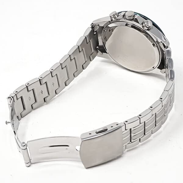 Часы Clock House Business Casual Solar Chronograph, белые и черные, цвет «панда», мужские, MBC1003-WH1A