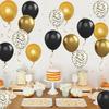 15-150PCS Black Gold Latex Balloons Sequin Confetti Balloon Birthday Wedding Baby Shower Party Decoration Inflatable Balloons