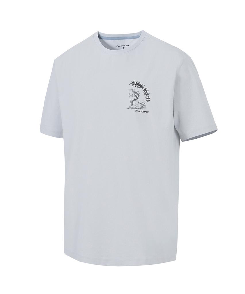 ZEROGRAM Night Hiker Espol Small Graphic Short Sleeve T-Shirt