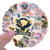 57Pcs United States 250Th Anniversary Stickers Luggage Water Cup Stationery Car Notebook Refrigerator Decoration Diy Decals