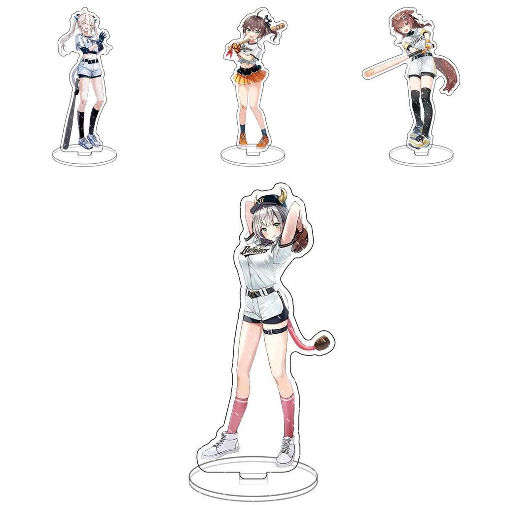 Потрясающая акриловая фигурка-подставка в стиле аниме Hololive с Аква Акай Сираками Пекора Нацуиро Инугами Сакура