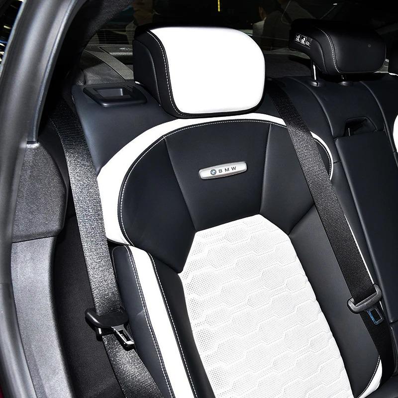 Car Seat Emblem 3D Metal Clips Console Badge Interior Decoration Sticker Styling Accessories For BMW M E46 E90 F30 G20 X1 X2 X3 E111