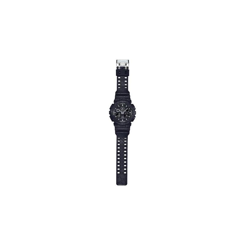 Casio Серия G-SHOCK YOUTH с двойным дисплеем (ЖК/стрелочным) Модный тренд контрастный цвет уличный крутой высококлассный классический двойной стрелочный дисплей GA-100CG-2A