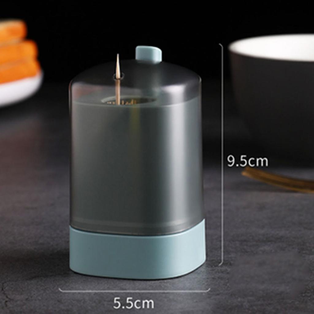 Автоматическая коробка для зубочисток Автоматическая съемная бутылка с прозрачным окном Коробка для хранения зубочисток