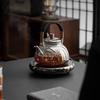 Прозрачный стеклянный набор для заваривания чая на пару с электрической плитой