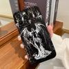 Панк-черный ангел графический чехол для телефона для iPhone 16 15 14 13 12 11 x XR Xs SE2 SE 8 7 plus pro Max mini силиконовая задняя крышка