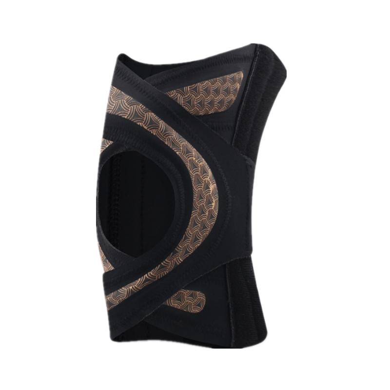 Thin Cross Sports Knee Brace Meniscus Protection Knee Support for Running Fitness Tennis Sports Non-Slip Compression Knee Sleeve