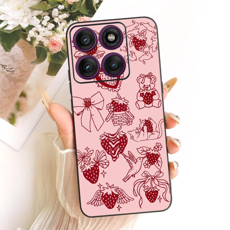 For Motorola Edge 60 Pro Case Stylish Painted Cover Soft TPU Phone Case For Motorola Edge 60 Fusion Edge60 Pro 60S Fundas Bumper