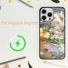 Чехол для игрового телефона Honkai Star Rail Firefly для iPhone 15 14 13 12 11 Plus Pro Max Magsafe с магнитной беспроводной зарядкой