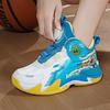 31-40 Детские Большие Размеры Противоскользящие Износостойкие Модные Высокие Баскетбольные Кроссовки Спортивный Тренд Детская Обувь