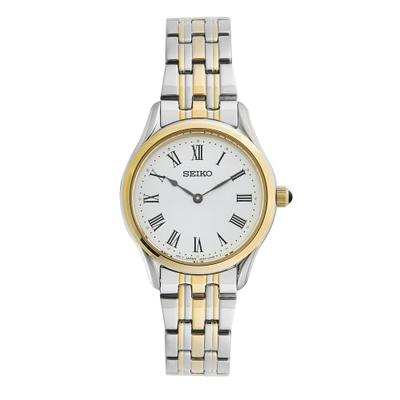 Women's Quartz Watch, Stainless Steel, Two-tone Silver, SWR070P1, Overseas Model