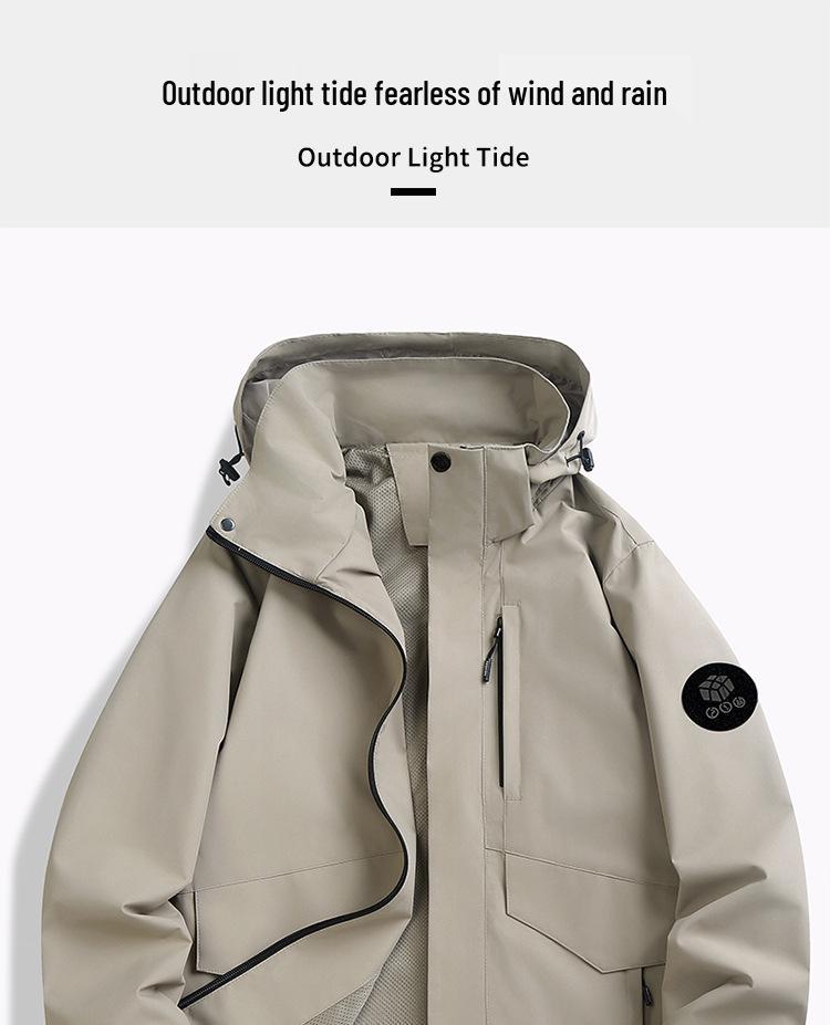 Трендовая женская ветровка 2025: Весна/Осень Водонепроницаемый, Ветрозащитный, Легкий, Свободного кроя для Путешествий, Работы и Альпинизма
