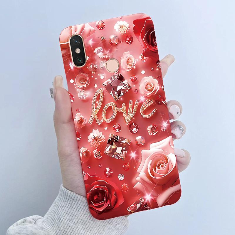 Чехол для Xiaomi Mi Max 3 Задняя крышка Новый дизайн Бабочка Девочка с цветком Расписной Конфетный Цвет Мягкие Силиконовые Чехлы Для Mi Max3 Capa