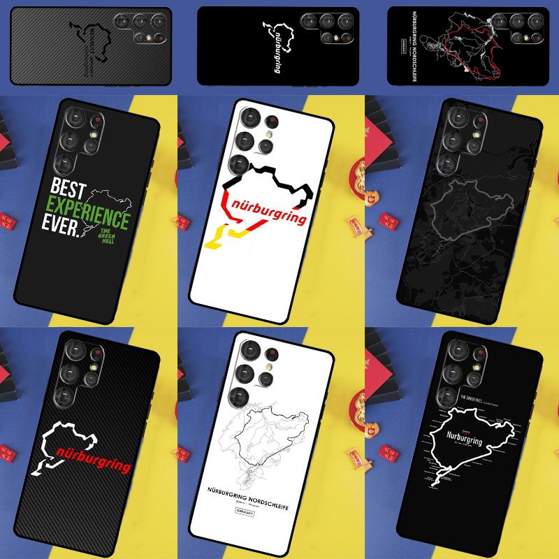 Чехол для телефона Motor Sport Nurburgring для Samsung Galaxy S25 Ultra S9 S10 S20 S21 S22 Plus S23 FE S24 Ultra Задняя крышка