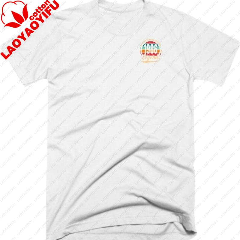 40th Birthday Graphic T Shirt Small 40 Years Of Being Awesome Legend Born In 1986 Funny Joke Fans Gift Streetwear Unisex Tee Top