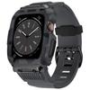 Камуфляжный спортивный чехол + ремешок для Apple Watch 9, 8, 7 SE, 6 ремешков, водонепроницаемый, устойчивый к падениям, серия iwatch 45 мм, 44 мм, 42 мм, комплект модов