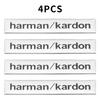 4/2 шт. высококачественный металлический значок динамика harman/kardon для автомобиля, стиль Hi-Fi, значок динамика F2o, стерео эмблема, наклейка, декоративные аксессуары 3A U1