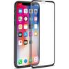 Защитная пленка - Закаленное стекло - iPhone X - Черный - Сверхтонкая - Устойчивая к царапинам