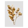 Modern Golden Plant Leaves Wall Art Canvas Painting Nordic Minimalism Posters and Pictures for Living Room Decoration Paintings