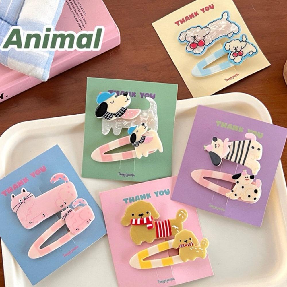 Металлическая заколка для волос в виде утконоса для собак, водонепроницаемые заколки для животных, милая заколка для волос для кошек, подарок