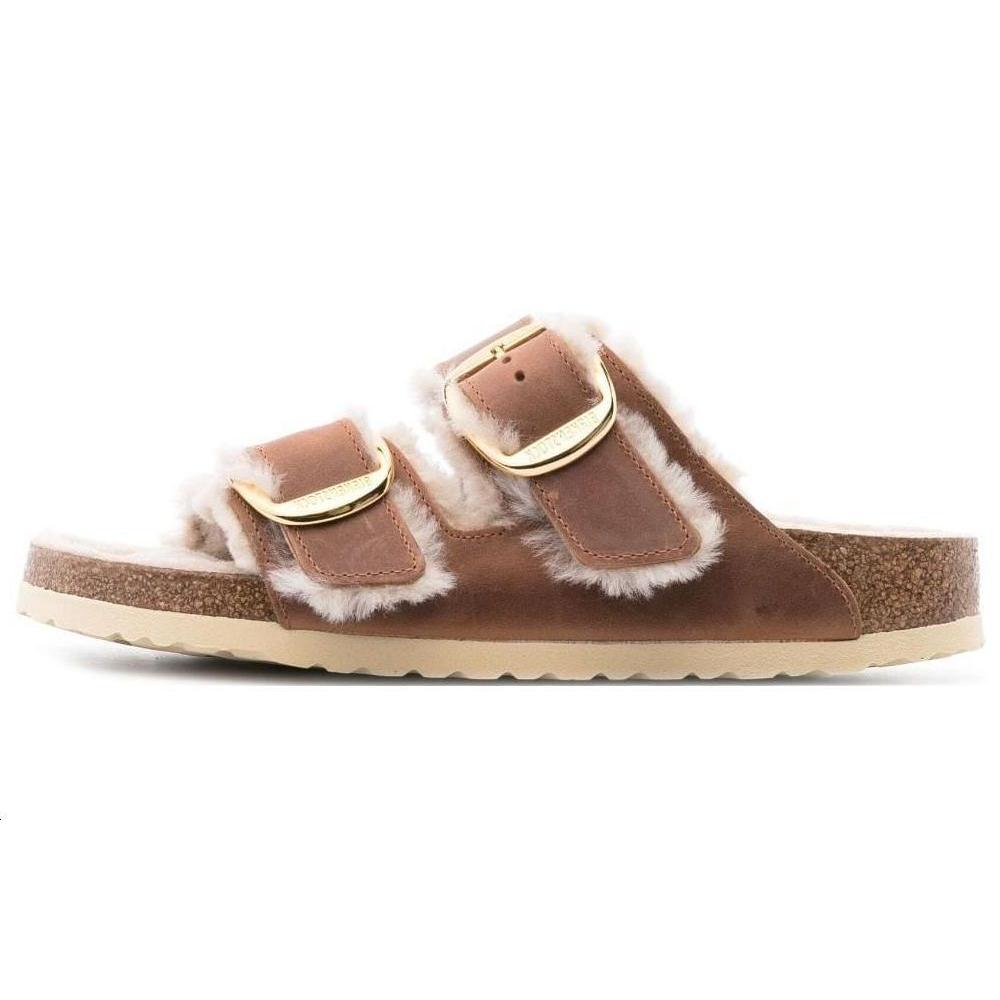 Birkenstock Кожаные сандалии Arizona с пряжкой Женские 1025441