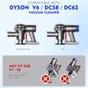 Пылесборник для пылесоса Dyson V6 DC58 DC59 DC62 DC74 Запасная часть пылесборника для Dyson V6 DC58 DC59 DC62 DC74 Пылесборник для интерфейса A