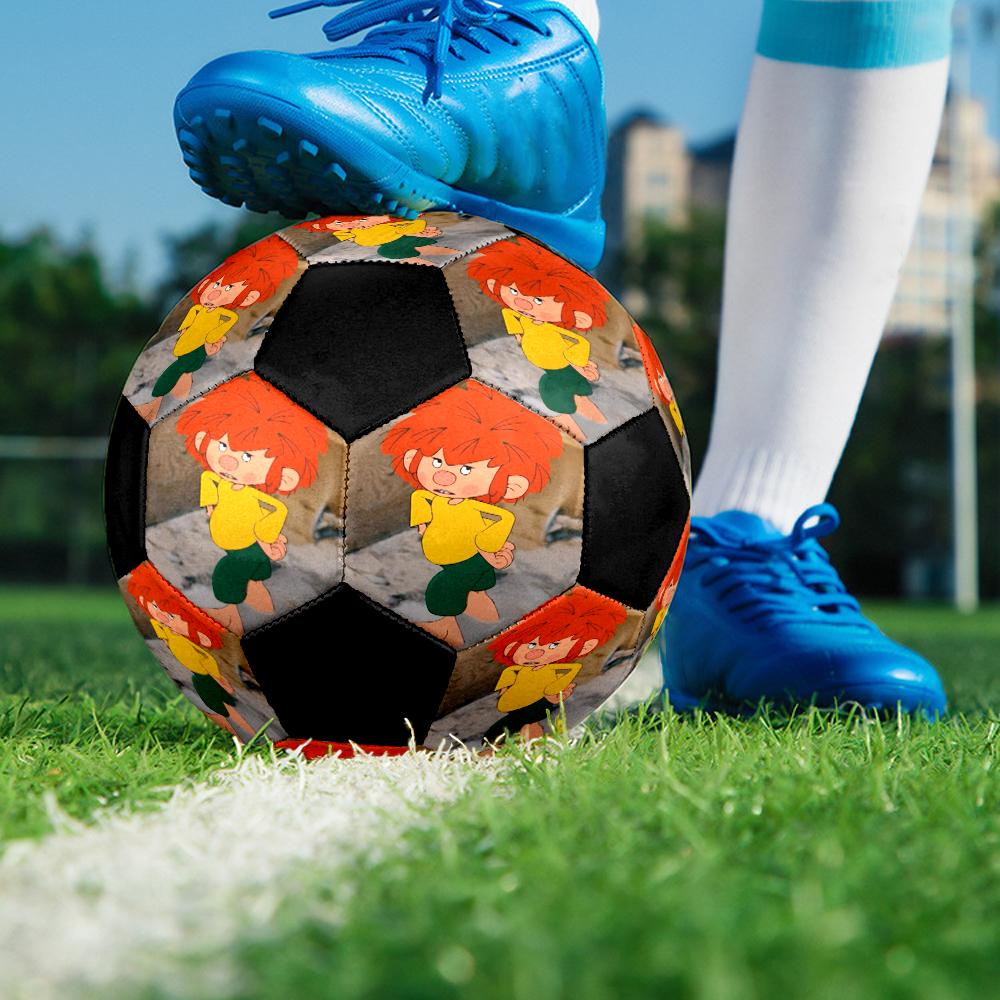 Meister Eder Indoor Soccer Ball Colorful Machine Stitched PVC Size 5 Team Training Competition Ready Durable High-Bounce Cool Sports Gift
