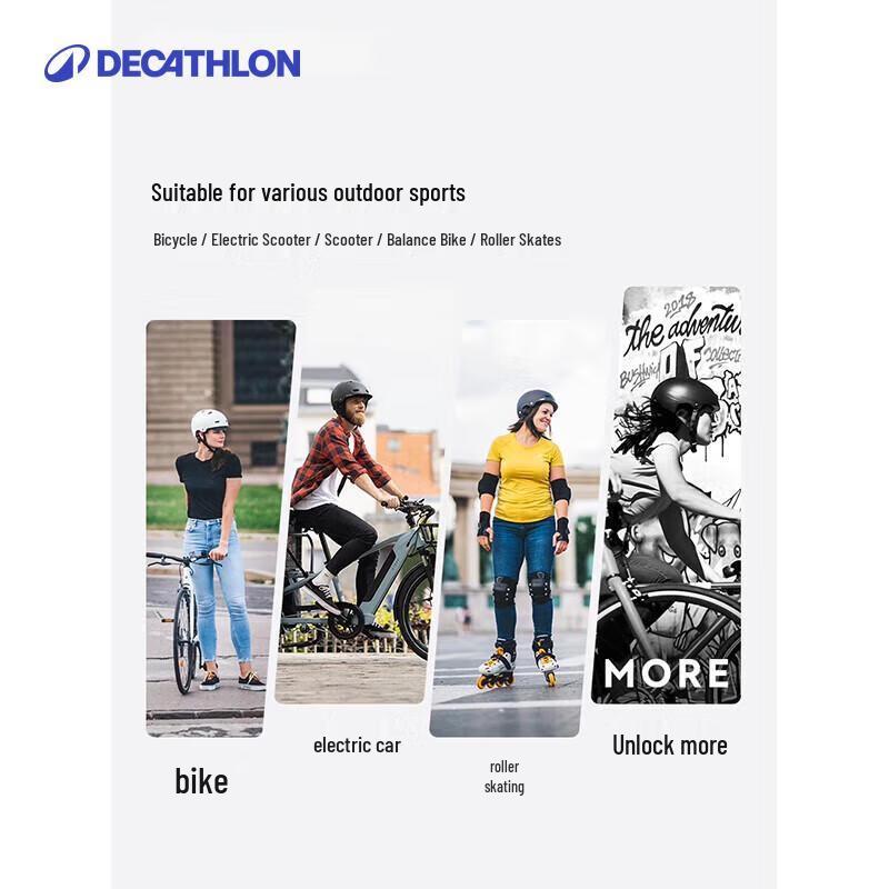 Шлем для городского велоспорта Decathlon серии 500