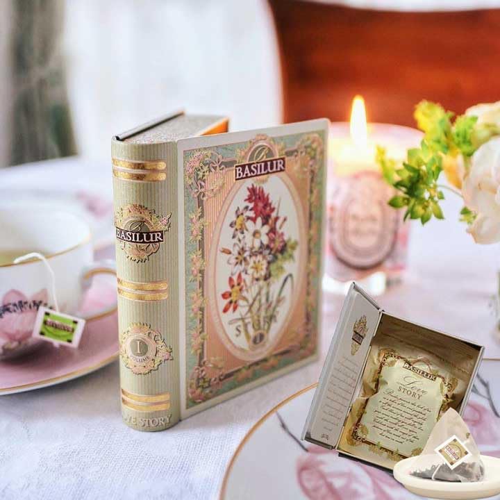 Васильковый чай Миниатюрная история любви Том. 1 Бергамотовый вкус, 5 чайных пакетиков, Эрл Грей, Подарок на День матери