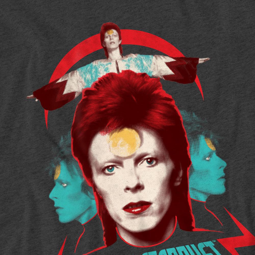 David Bowie Unisex Adult Ziggy Heads T-Shirt